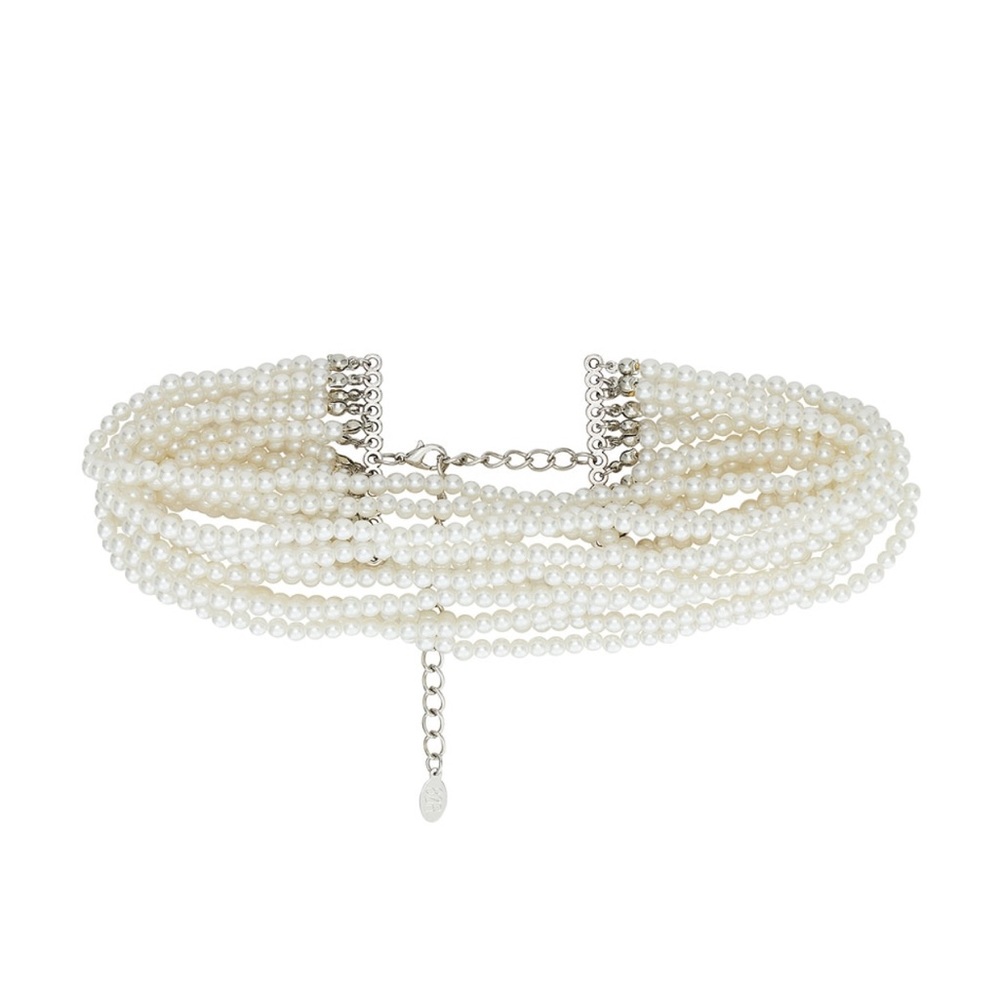 8 Other Reasons/Revolve White Pearl Choker Necklace